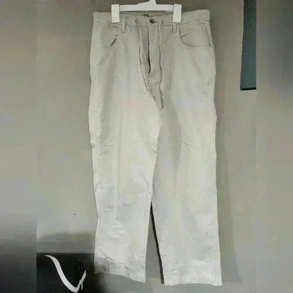 Faded Glory khaki tan wide leg pants size 14 - Picture 1 of 4